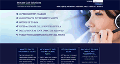 Desktop Screenshot of inmatecallsolutions.com
